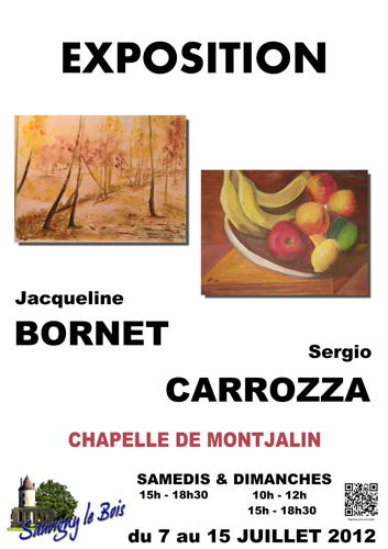 Affiche expo Montjalin 2012
